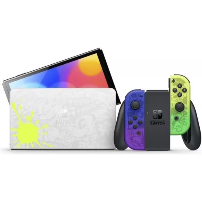 Console portable - Nintendo - Switch OLED - Édition Splatoon 3