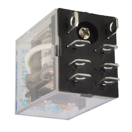 Taiss//HH52P MY2NJ AC 12V Relais de puissance /électromagn/étique /à bobine 5A 2DPT 8 broches 2NO 2NC avec base de prise YJF08A-E YJ2N-GS