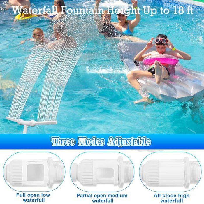 Fontaine De Piscine Réglable,Fontaine A Double Jet avec