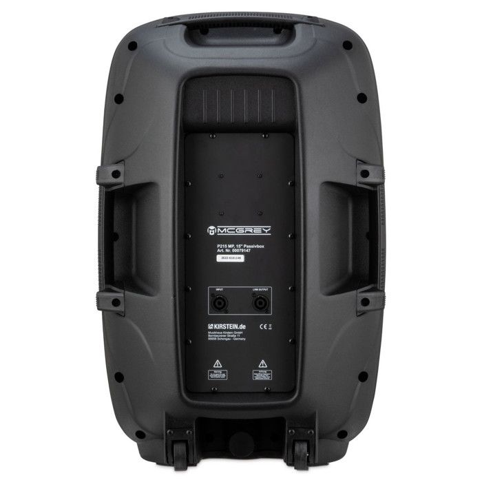 McGrey P215 MA Cassa Attiva 800W – Lettore FM/USB/SD/Bluetooth, Woofer 15'', Tweeter 1'', Per Eventi E Feste