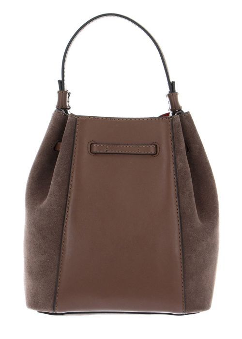 FURLA Sac a main marron en cuir pour femme Miastella Mini Bucket Bag Praline 192652