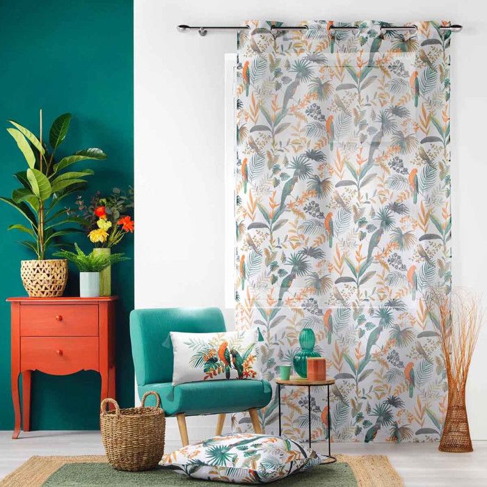 Rideaux Plissés Gobelets De Toilette Marvic Textiles - Motif Chasse - Sur Mesure