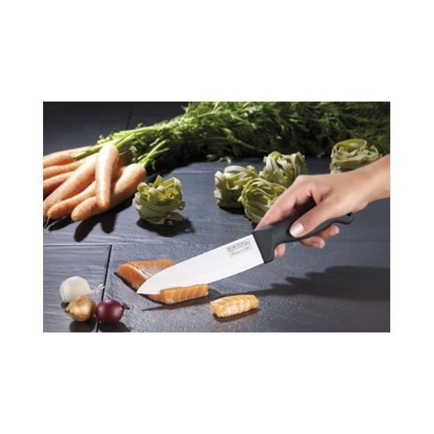 Couteau cuisine professionnel en céramique - lame 15 cm - PEARL