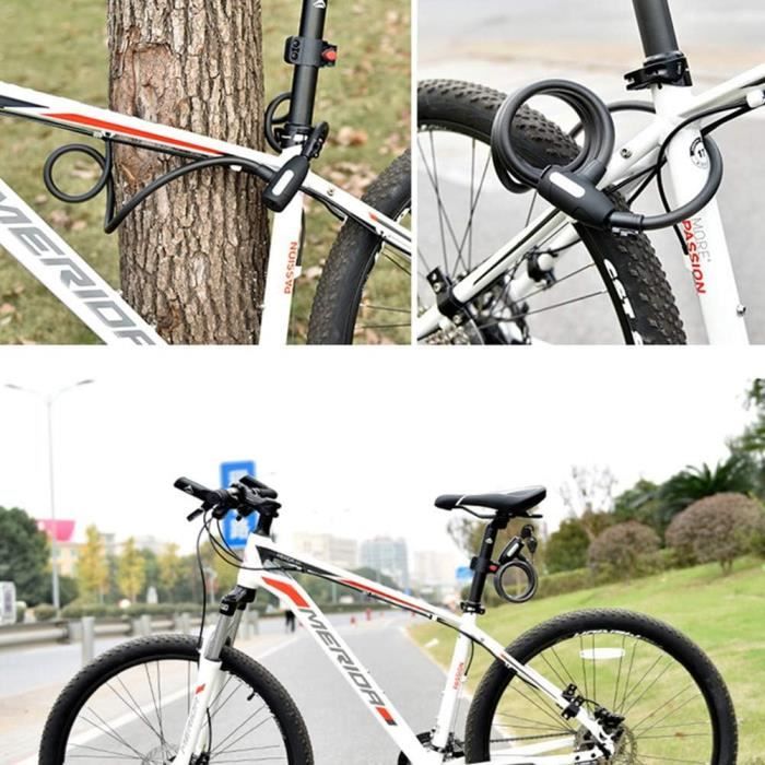 Chaîne Antivol Vélo à Code, Cadenas Vélo à 5 Chiffres Longueur 90 cm Pour  Bicyclette Moto - Cdiscount Sport