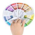 ESTINK Roue chromatique Guide de mélange professionnel Fournitures de carte de papier de roue de couleur de pigment de tatouage-3