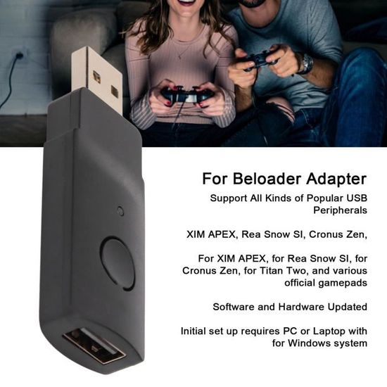 pour Adaptateur de Jeu PS5, ABS Bluetooth 5.0 3.5mm USB Clavier Souris  Convertisseur Guide pour XIM, ReaSnow, Titan, Cronus