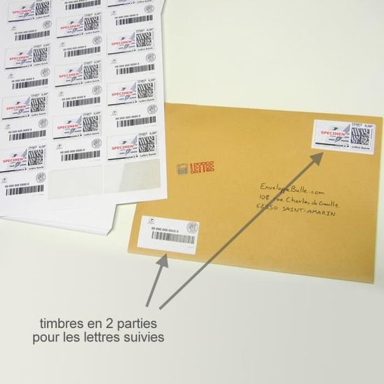 100 Planches A4 De 24 Etiquettes Timbre Cdiscount Beaux Arts Et Loisirs Creatifs