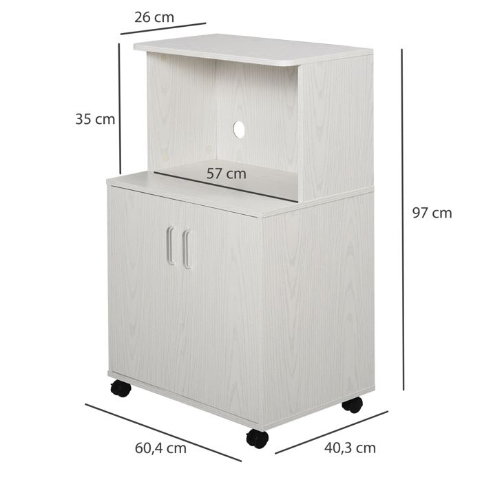 Latitude Run® Chariot de cuisine, îlot de cuisine roulant avec rangement, chariot utilitaire à Latitude Run® Chariot de cuisine, îlot de cuisine roulant avec rangement, chariot utilitaire à
