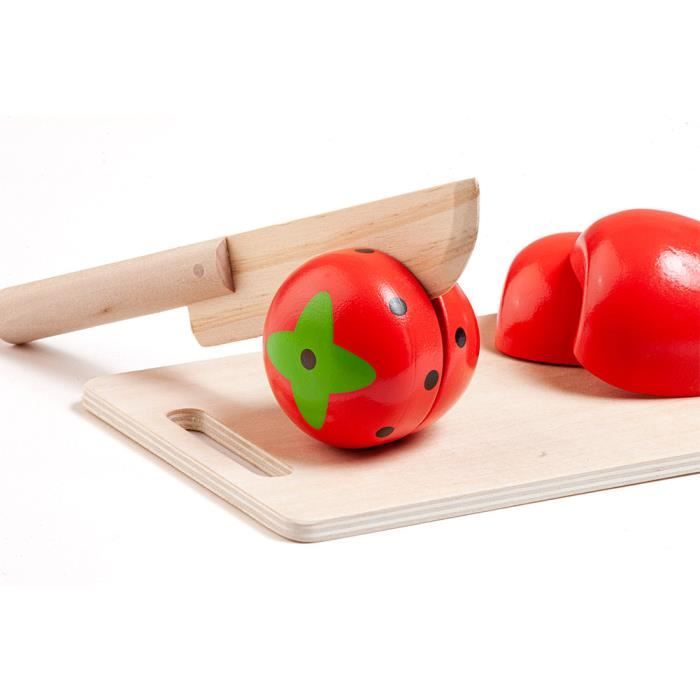 Set De 6 Fruits En Bois à Découper Oxybul - Avec Couteau - Jouet D'imitation Pour Enfant 3 à 8 Ans - 4