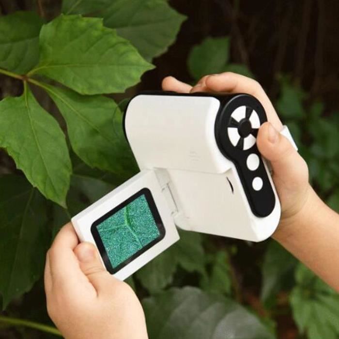 Microscope Numérique Enfants 1000x - Portable Avec Écran HD Photo Vidéo Pour Exploration Nature