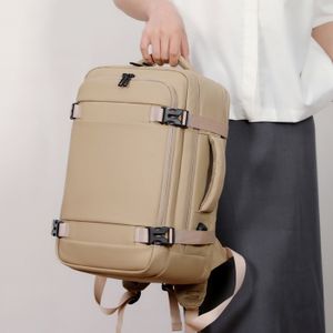 Sac à Dos Sous Vide 50L Avec Pompe - Valise Cabine Extensible Easyjet - Imperméable, Multipoches, Pour Ordinateur 15,6" - 10