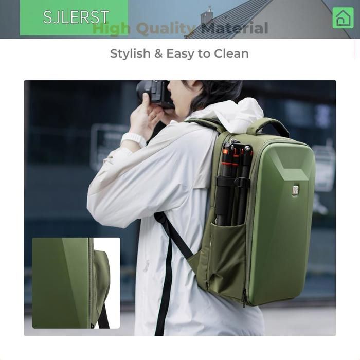 Sac à dos appareil photo reflex numérique Case étanche avec mousqueton pour Canon OR Sac à dos appareil photo reflex numérique Case étanche avec mousqueton pour Canon OR