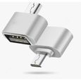 Mini Adaptateur USB/Micro USB Pour Enceinte Bose SoundLink Revolve Android ARGENT Souris Clavier Cle-0