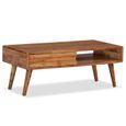 Table Basse Bois Massif Avec Tiroir Sculpte 100 X 50 X 40 Cm Achat Vente Table Basse Table Basse Bois Massif Avec Cdiscount