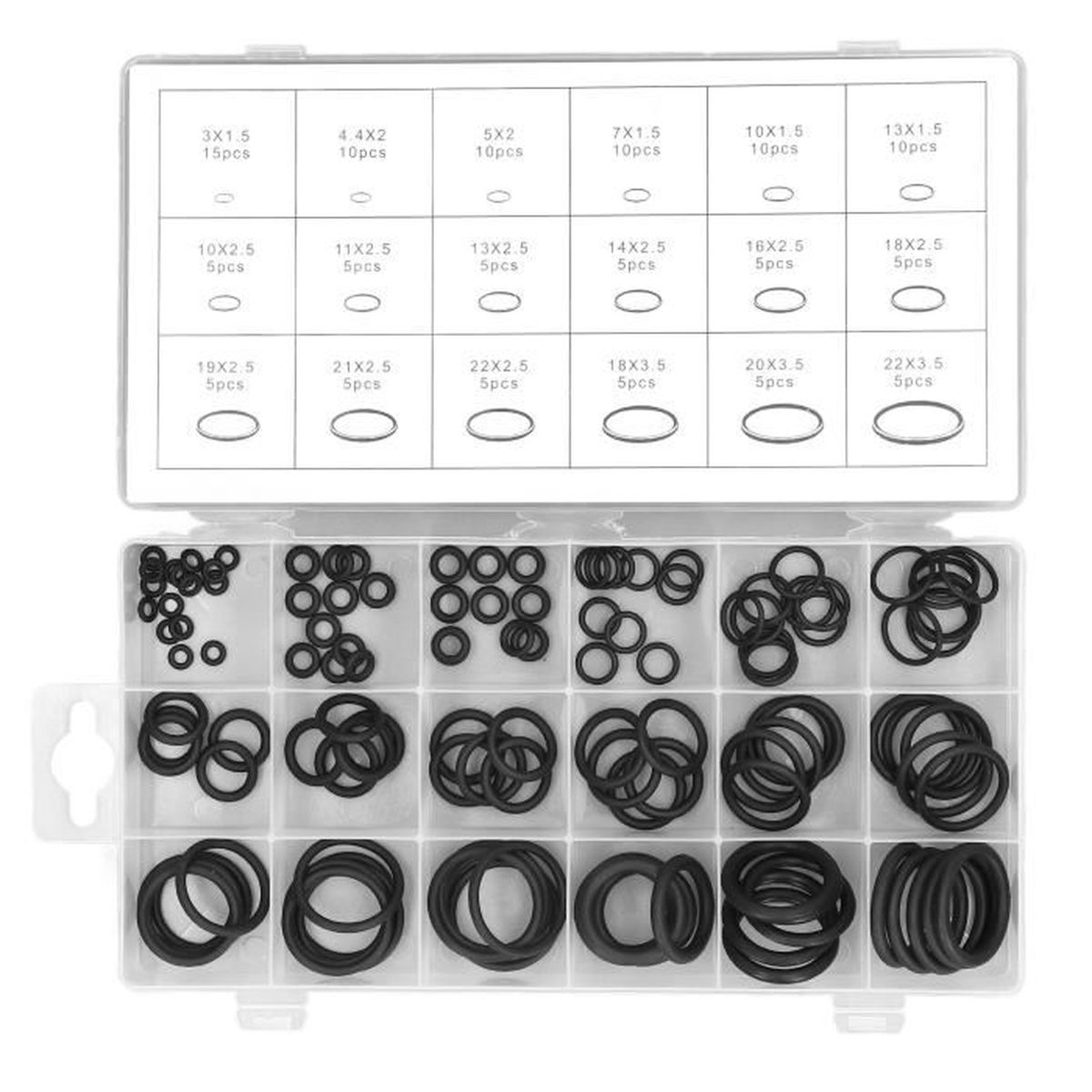 Lot De 10 Bagues En Caoutchouc Amortisseur De Chocs - Pour Voiture, Isolation Vibrations - Couleur Orange