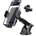 HAUTSTORE Support Telephone Voiture,Porte Telephone Voiture Ventouse Pare-Brise Tableau de Bord Compatible avec Smartphones 4.0''-7.0''