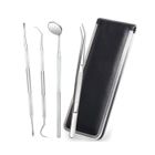 SZCLKJGS 4 Pièces Détartreur Dentaire de Tartre Spatule à Dents Instruments Dentaires Outils de Soins de Dentiste