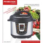 AKOR FINECOOK CM850 Autocuiseur 2 en 1 - 6L - Sous-pression + mijoteuse