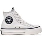 Converse Chuck Taylor All Star Lift Platform Hi Chaussures pour Femme Beige A07113C
