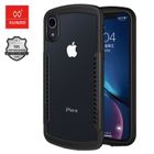 Étui pour iPhone XR, XUNDD Coque Transparent Silicone Antichoc avec SGS Certification, Conception PSP - Noir