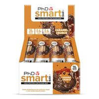 Barres protéinées PhD - Smart Bar - Caramel Crunch Boite de 12