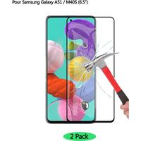 2 Pack Verre Trempé Samsung Galaxy A51 Protection écran HD Full Vitre Protecteur d'écran Samsung Galaxy A51