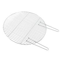 Grille de barbecue - HOMESCAPES - 60 cm de diamètre - Métal chromé - Accessoire indispensable de l'été