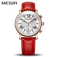 MEGIR femmes Bracelet montres Top marque de luxe dames mode 24 heures montre à Quartz Sport montres