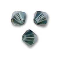 20 Perles Toupies cristal Swarovski® 6mm MORION