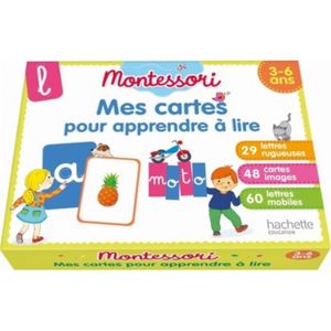MANUEL MATERNELLE  Mes cartes Montessori pour apprendre à lire 3-6 ans