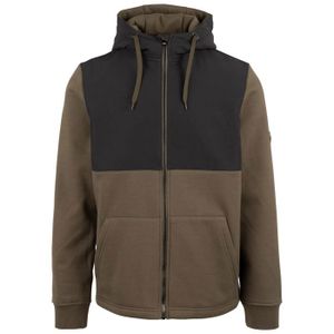Sweat Zippé Homme Trespass Noir 1/4 - Taille S - Occasion