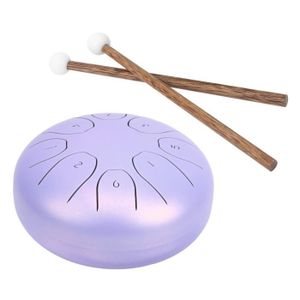Akozon Tambour Handpan Handpan Drum Professional Mini 6 Note Worry Free  Tongue Drum Percussion Instrument avec Drumstick (Violet) - Cdiscount  Instruments de musique