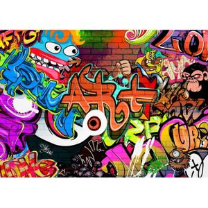 Papier Peint Intissé Tapisserie Murales Panoramique 3D Graffiti Art Ampoule  Créativité Murale Moderne Conception Artistique 300X210 - Cdiscount  Bricolage