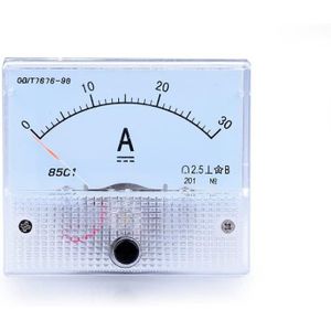 Ampèremètre DC analogique 250-0-250