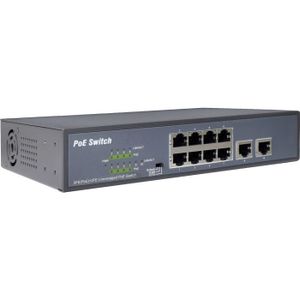 SWITCH - HUB ETHERNET  Digitus DN-95323-1 Switch réseau RJ45 8+2 ports 10 / 100 MBit/s
