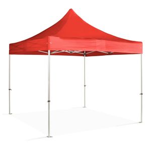 TONNELLE - BARNUM Tonnelle pliante professionnelle 3x3m Rouge