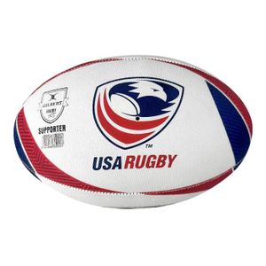 BALLON DE RUGBY Ballon USA 2021/22 - rouge/bleu - Taille 5