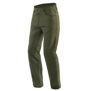 VETEMENT BAS Dainese Classic Regular Pantalon Textile de Moto (Green,28)