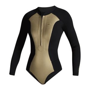 COMBINAISON DE SURF Combinaison shorty femme MYSTIC Sway 2/2mm Front Zip ´Black Serie´ Black / Gold XL