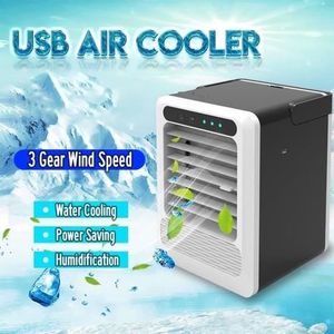 Generic Ventilateur Refroidisseur d'air Climatiseur à 3 Vitesses - Recharge  USB + Pile à prix pas cher