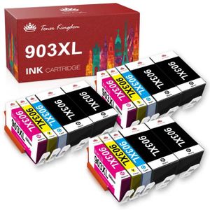 PACK CARTOUCHES TONER KINGDOM 15 Cartouches Compatible HP 903 HP 9