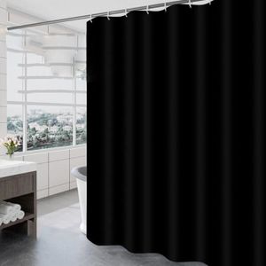 Rideau De Douche Anti-moisissure à Motifs Vagues Zick-zack - Lavable - Blanc - Neuf Avec Anneaux