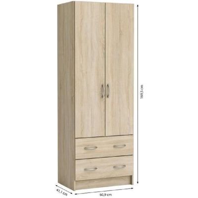 Armoire 2 portes L 61 cm