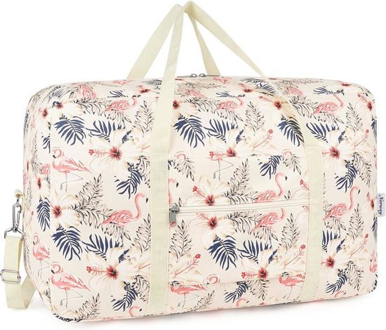 TopLLC Sac de Voyage pour Femmes/hommes, Sacs Week-End Grande Capacité avec Compartiment pour Chaussures et Bandoulière Sac à Dos de Sport Multifonction Imperméable Pliable Bagage à Main Sac de Nuit