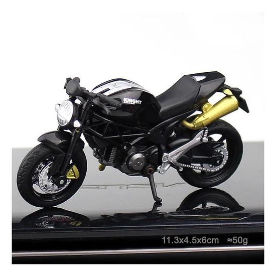 Moto miniature Kawasaki Z1000 R 1:18 stable avec vrais amortisseurs anti-chute