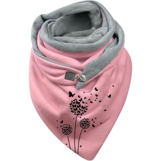 Châle Main Tricoté En Cachemire Bleu Flocons De Neige - Cadeau Noël Doux Et Léger