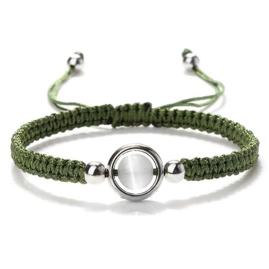 Élingue De Poignet Pour Arc - Corde Tressée Réglable, Cuir Durable, Pour Tir à L'arc