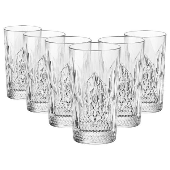 Lot De 6 Verres Highball Ecentaur : Parfaits Pour Cocktails, Whisky, Bière Et Boissons Du Quotidien !