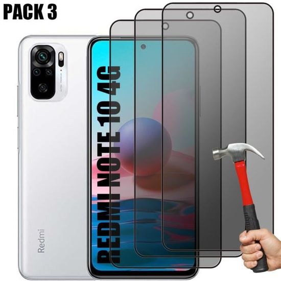 Verre trempé Verre trempé Full Cover Redmi Note 9T Noir