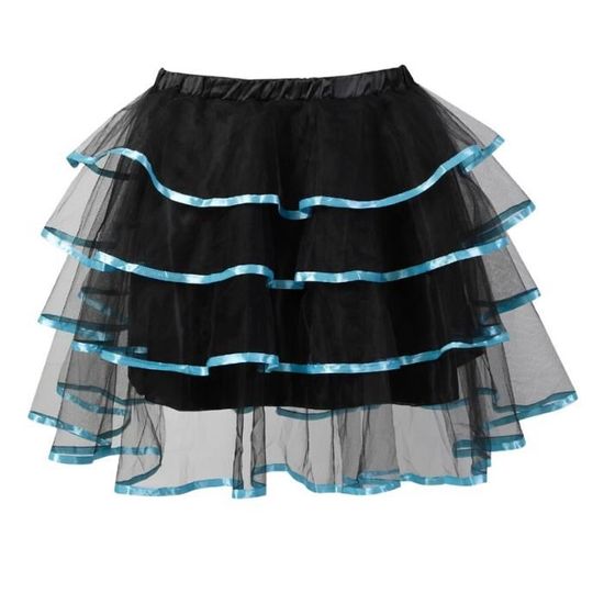 Jupon Bouffant En Tulle Bleu Roi Pour Femme - Longueur 65 Cm, Taille S (tour De Taille 60-100 Cm)